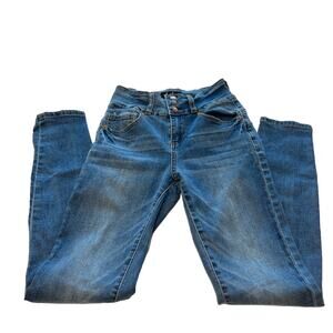 Truly Bella High-Waist Skinny Jeans Medium Wash Stretchy Girls Size 5